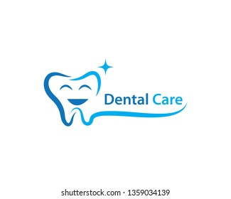 Dental care logo Template vector