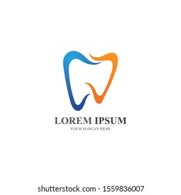 Dental care logo Template vector illustration icon design