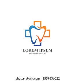 Dental care logo Template vector illustration icon design
