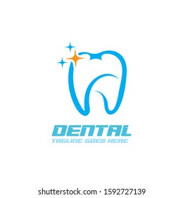 Dental care logo Template vector illustration icon design