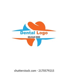 Dental care logo Template vector illustration icon design