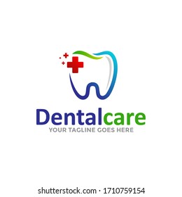 Dental Care Logo Vector. Creative Dentist Logo. Dental Clinic Logo Design for Medical Business  Company.