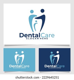 dental care logo vector design template