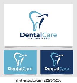 dental care logo vector design template