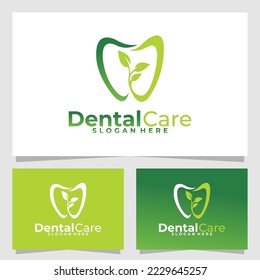 plantilla de diseño de vectores del logotipo de cuidado dental