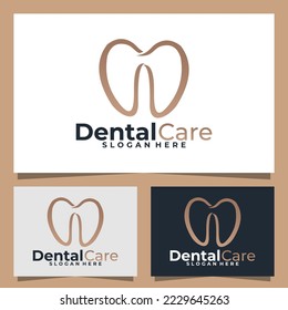 dental care logo vector design template