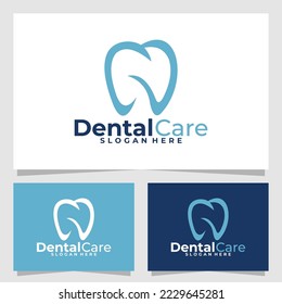 dental care logo vector design template