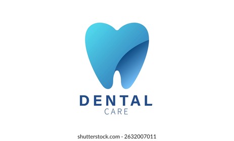 Dental care logo vector illustration, on white background 