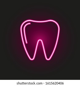 Dental Care neon style icon. Simple thin line, outline vector of medical icons for ui and ux, website or mobile application
