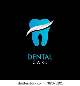 dental care paste vector logo