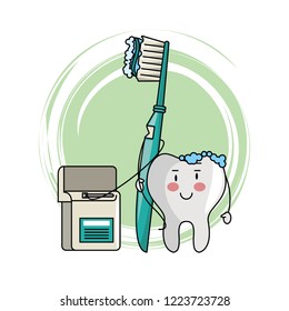 dental care tooth cartoon