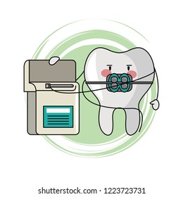 dental care tooth cartoon