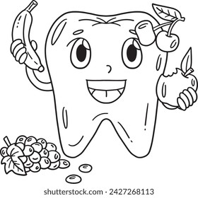 Cuidado Dental Consumir Frutas Aisladas 