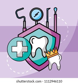 dental care tooth crown tools protection