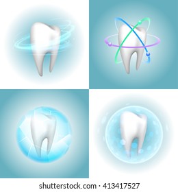 Dental care tooth design elements