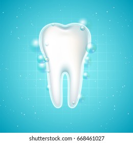 Dental care Tooth Icon. Graphic concept for your design