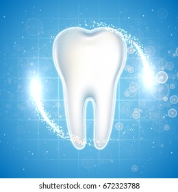 Dental care Tooth Icon. Graphic concept for your design