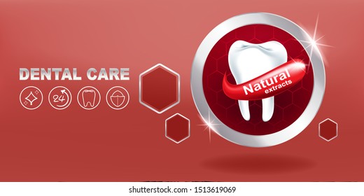 Dental care Tooth icon vector. Concept Protection.