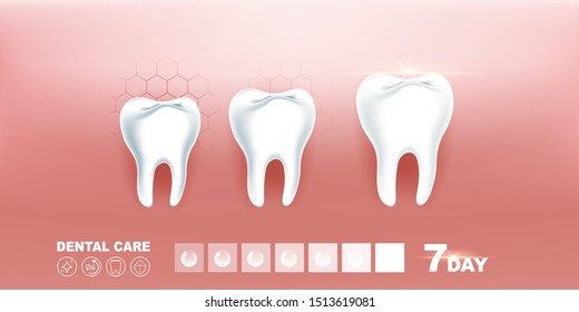 Dental care Tooth icon vector. Concept Protection.