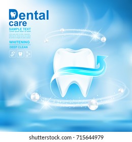 Dental care Tooth Icon vector Concept.