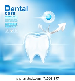 Dental care Tooth Icon vector Concept.