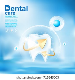 Dental care Tooth Icon vector Concept.