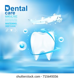 Dental care Tooth Icon vector Concept.