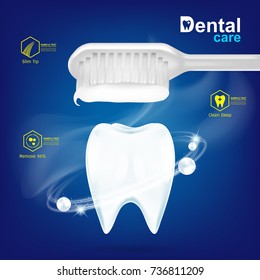 Dental care Tooth icon vector Concept.
