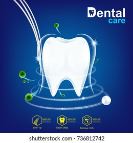 Dental care Tooth icon vector Concept.