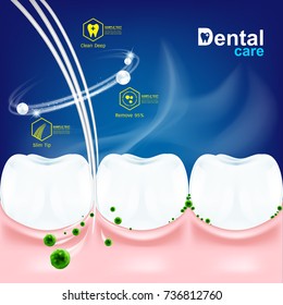 Dental care Tooth icon vector Concept.