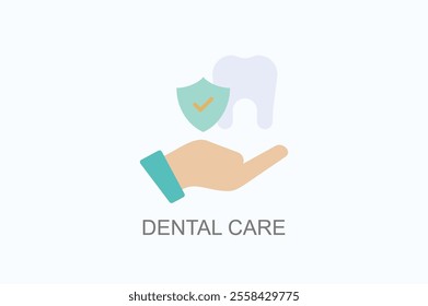 Dental Care Vector, Icon Or Logo Sign Symbol Illustration