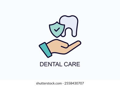 Dental Care Vector, Icon Or Logo Sign Symbol Illustration