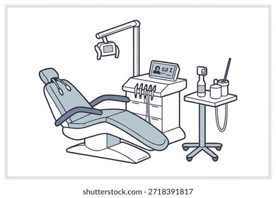 Dental Care Vector Illustration Set Dentistry, Tooth Hygiene, Oral Health, Dental Tools
