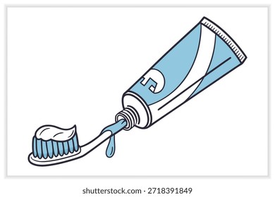 Cuidado dental Conjunto de Ilustración vectorial Odontología, Higiene dental, Salud bucal, Herramientas dentales