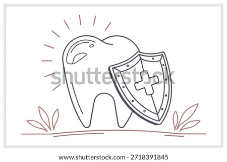 Dental Care Vector Illustration Set Dentistry, Tooth Hygiene, Oral Health, Dental Tools