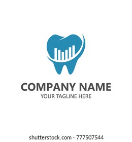 Dental care vector logo illustration business template