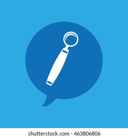 dental care, white teeth icon, vector illustration