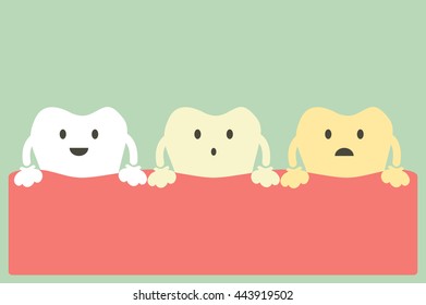 dental cartoon vector, teeth whitening