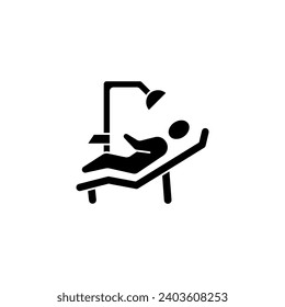 Dental Chair concept line icon. Simple element illustration. Dental Chair concept outline symbol design.