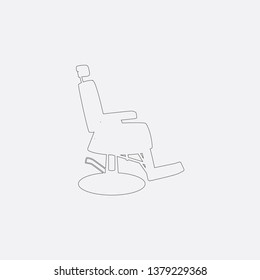 dental chair icon vector
