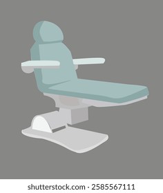 Dental chair vector.Medical chair icon