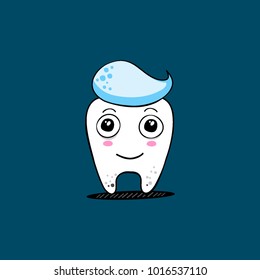 dental character. vector.