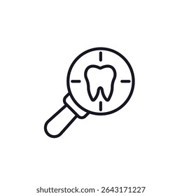 dental check up icon collection .design style with background
