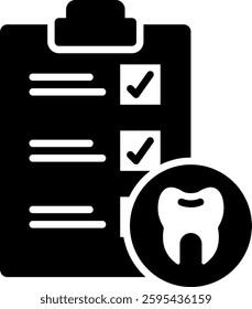 Dental Checkup Icon Element For Design