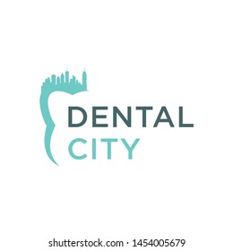 dental city logo design vector
