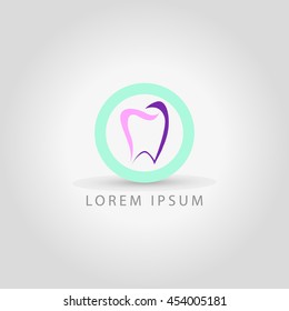 Dental Clean Logo Template Design Vector