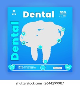 dental cleaning and whitening teeth concept. comparison of clean and dirty tooth. dental health and oral hygiene poster for dentistry. examination teeth, whitening and repair. vector design.