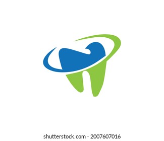 Dental Clinic, Dental Care, Health Dent Logo design linear style. Dental clinic Logotype concept icon. Tooth Teeth Smile Dentist Logo vector template.