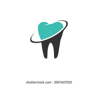 Dental Clinic, Dental Care, Health Dent Logo design linear style. Dental clinic Logotype concept icon. Tooth Teeth Smile Dentist Logo vector template.