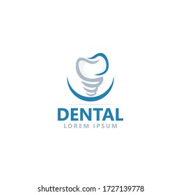 dental clinic care logo design template